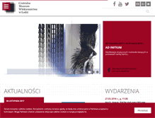 Tablet Screenshot of bip.muzeumwlokiennictwa.pl
